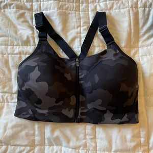 Camp Front-Zip Sports Bra